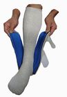 Μπλε αστράγαλος συνήθειας και ελαφρύ υλικό σφουγγαριών αφρού στηριγμάτων υποστήριξης ποδιών